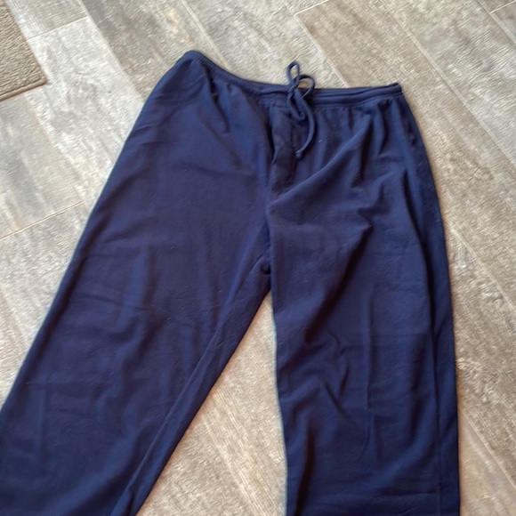Navy Blue Mens Fleece Pants by Cherokee Size Large - Picture 3 of 4